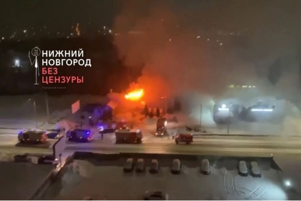 Пожар произошел в кафе на Казанском шоссе в Нижнем Новгороде 27 февраля