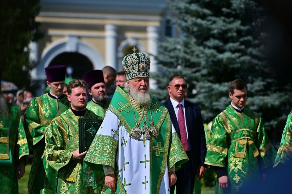 Патриарх Кирилл посетил Свято-Троицкий Серафимо-Дивеевский монастырь 1 августа