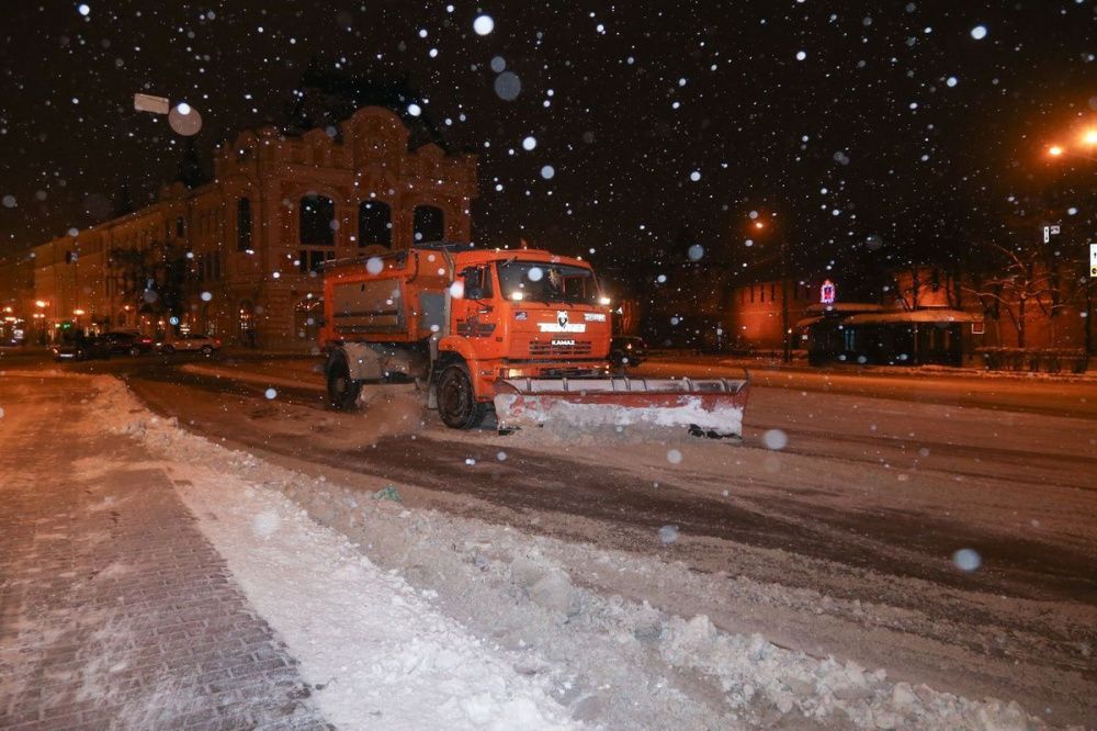 Нижегородские коммунальные службы готовятся к очередному снегопаду 