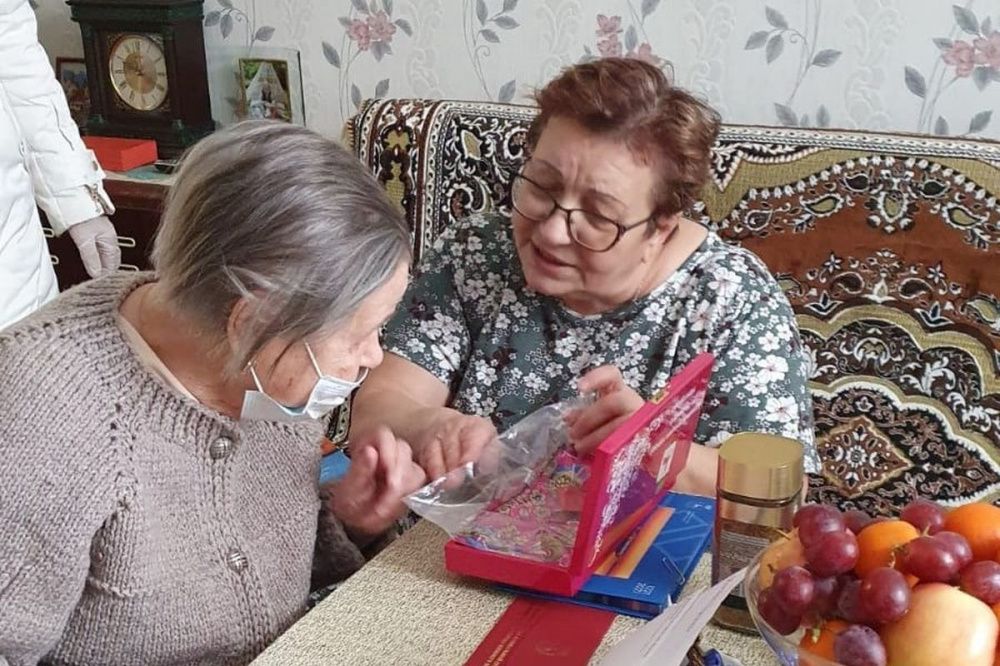 Мэр Нижнего Новгорода поздравил со столетним юбилеем ветерана Марию Ряшкину