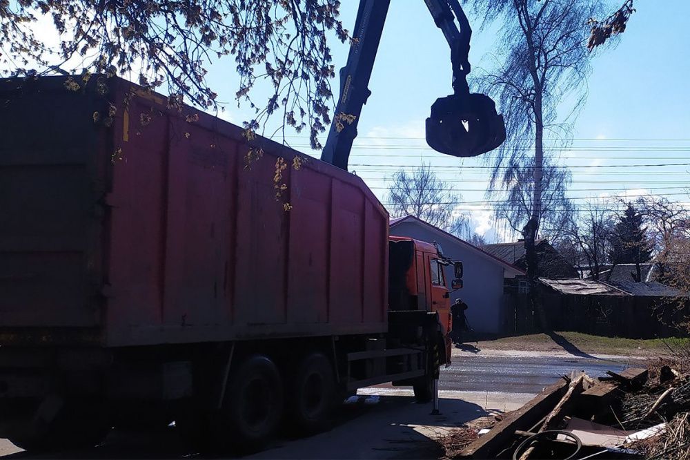 Несанкционированные свалки ликвидировали в Сормовском районе