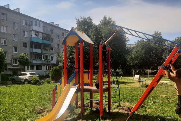 Фото Четыре новые детские площадки установили в Приокском районе - Новости Живем в Нижнем