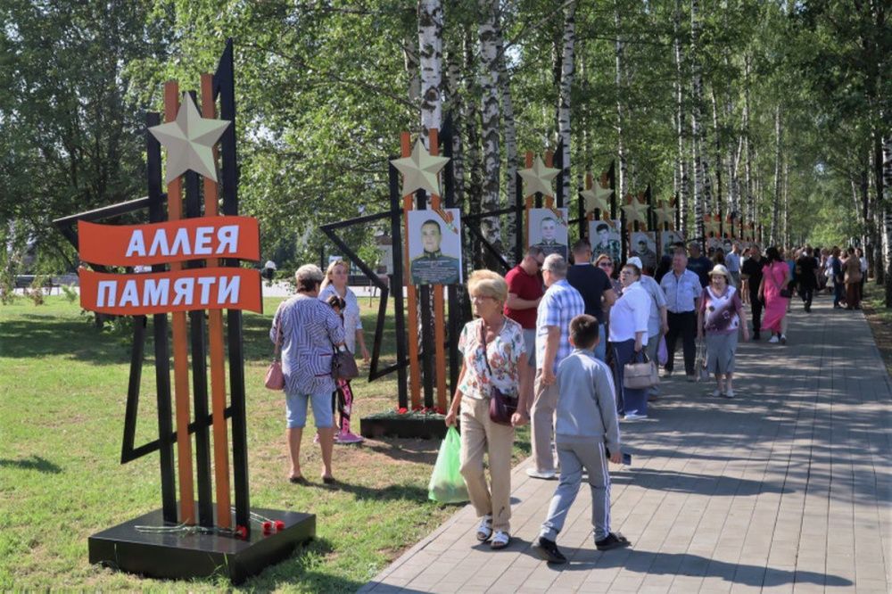 Аллея в память о погибших в ходе СВО воинах открыта в Нижнем Новгороде