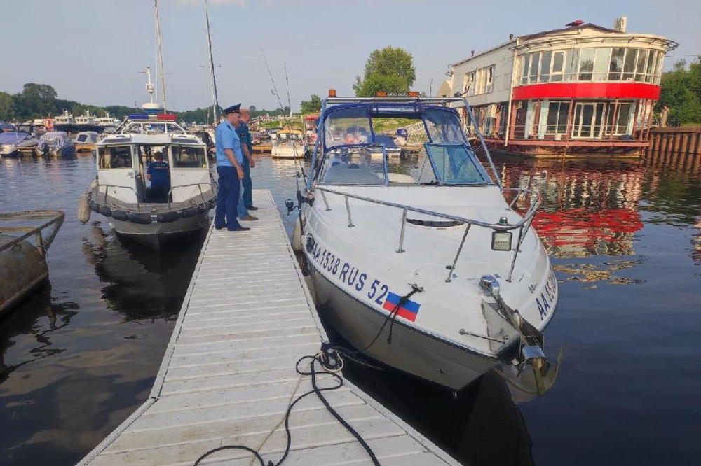 Маломерное судно впервые поместили на штрафстоянку в Нижегородской области