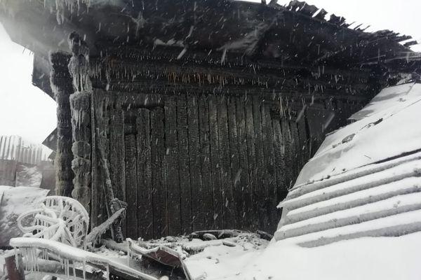 Дом сгорел в Вознесенском районе