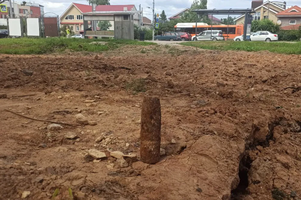 Артиллерийский снаряд времен войны нашли в Нижнем Новгороде