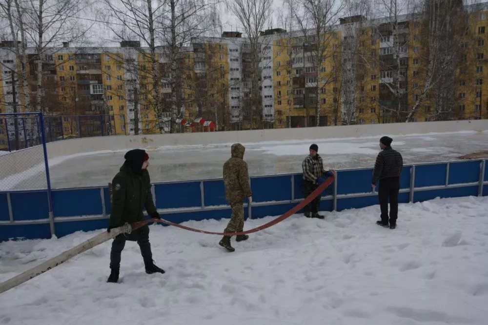 38 катков будут работать во дворах Нижнего Новгорода этой зимой