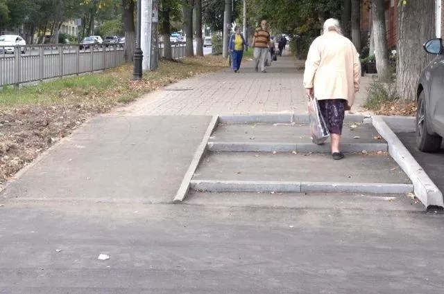 Новый тротуар сделали на улице Горловской по обращению нижегородцев