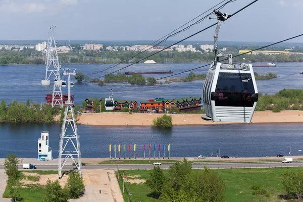 2,3 млн рублей выделят на подсветку канатной дороги в Нижнем Новгороде
