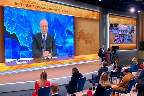 Началась большая пресс-конференция Владимира Путина