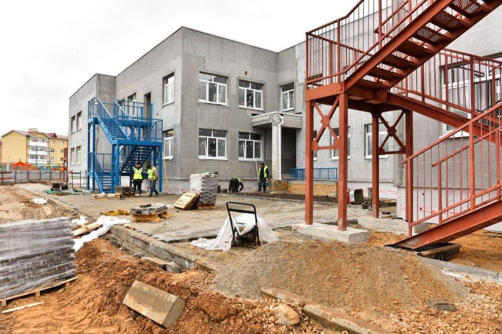 Строительство детского сада в ЖК «Новая Кузнечиха» в Нижнем Новгороде практически остановилось