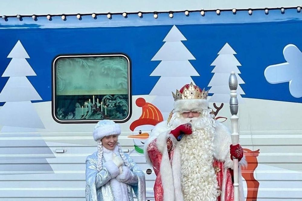 Дед Мороз прибыл в Нижний Новгород из Великого Устюга