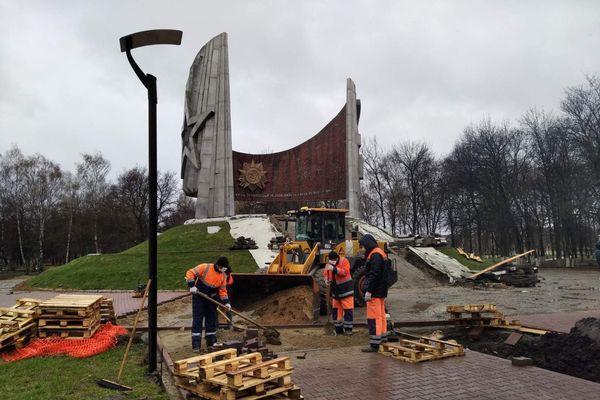 В Нижнем Новгороде завершат благоустройство автозаводского парка Славы 