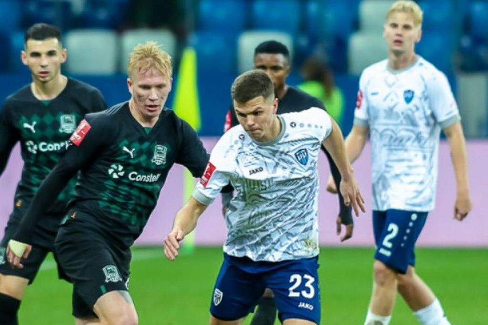 «Пари Нижний Новгород» обыграл в кубковом матче «Краснодар» со счётом 1:0