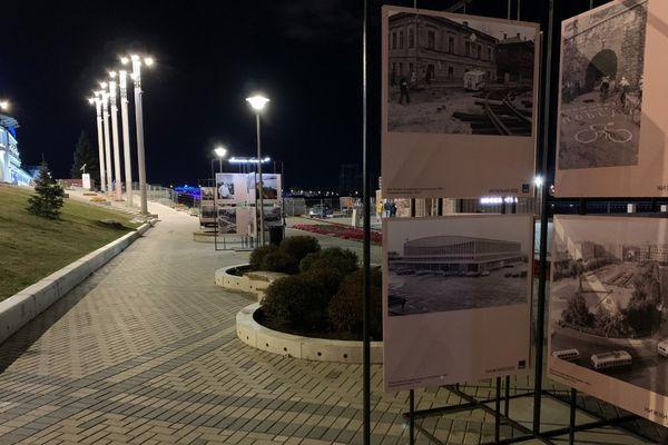 Ретроспективная фотовыставка открылась на Нижне-Волжской набережной