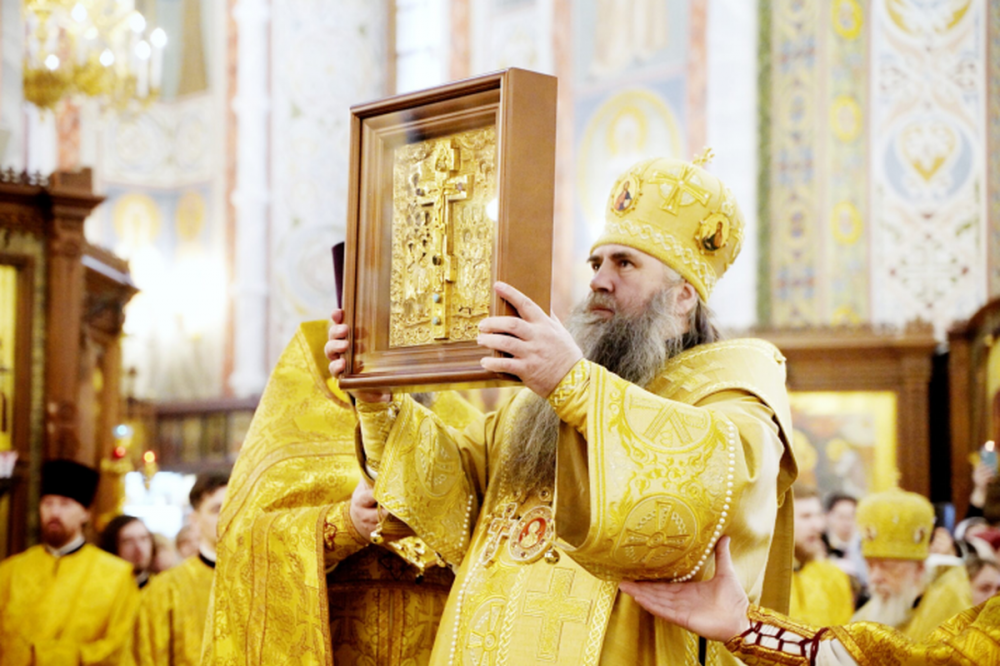 Фото Найденную икону «Крест с предстоящими» доставили в Александро-Невский собор - Новости Живем в Нижнем