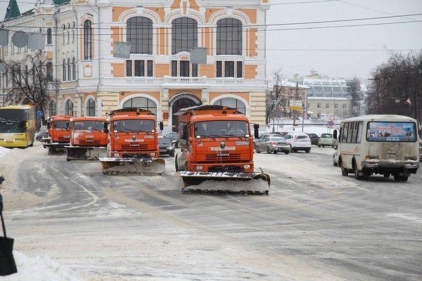 Более 105 тыс. кубометров снега вывезли в Нижнем Новгороде с начала недели