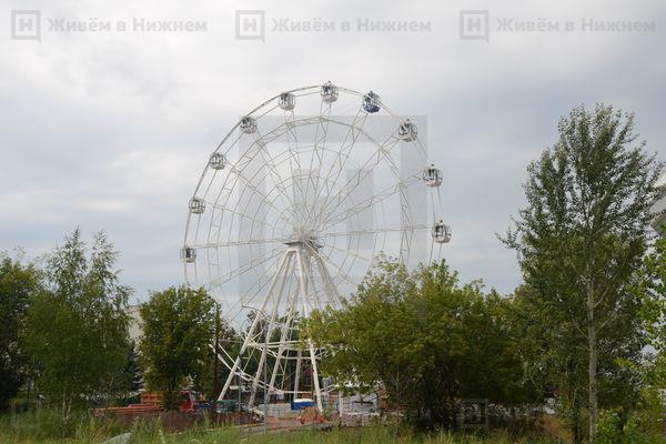 Предварительную запись ввели на новом колесе обозрения в Нижнем Новгороде