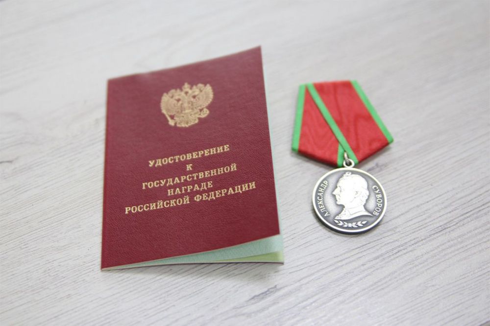 Фото Нижегородец Алексей Егоров награжден медалью Суворова за участие в СВО - Новости Живем в Нижнем