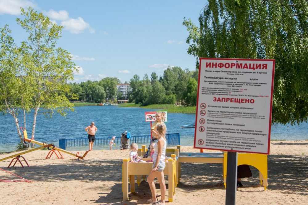 Очистку пляжных зон провели в Нижнем Новгороде