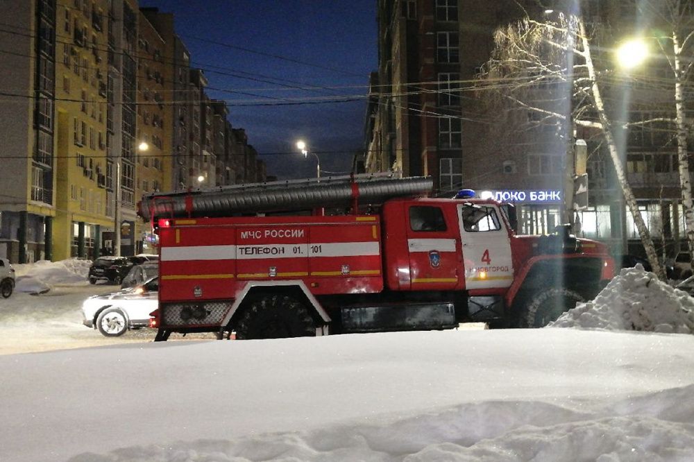 Пожар тушили в 19-этажном доме на Волжской набережной в Нижнем Новгороде