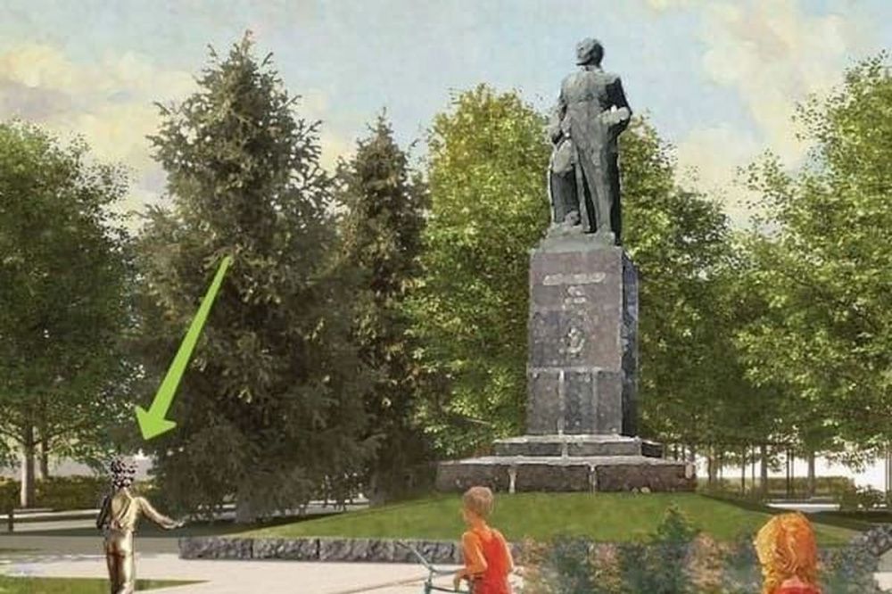 Жители Дзержинска выступили против статуи мальчика на городской площади