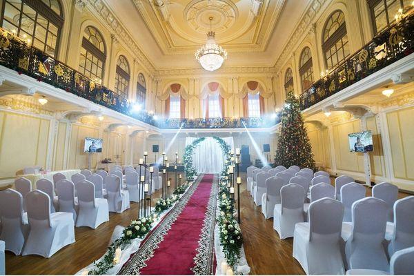 Гербовый зал Нижегородской ярмарки впервые стал местом бракосочетания