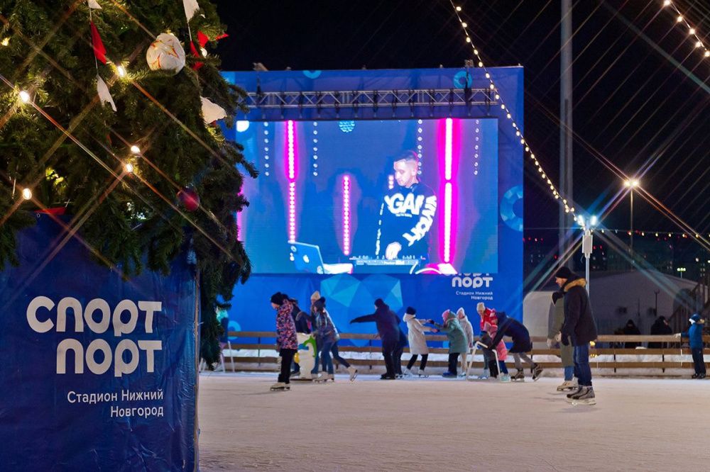Фото Зимняя площадка «Спорт Порт» откроется на стадионе «Нижний Новгород» 26 декабря - Новости Живем в Нижнем