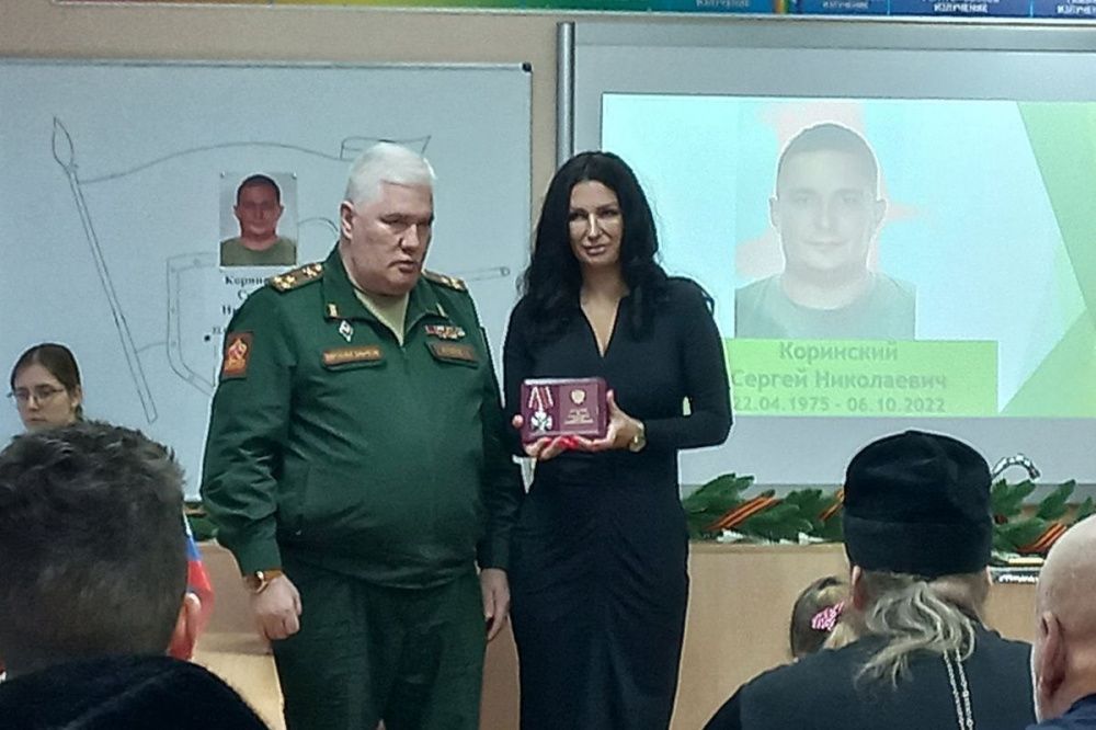 Нижегородского военнослужащего Сергея Коринского наградили орденом Мужества посмертно