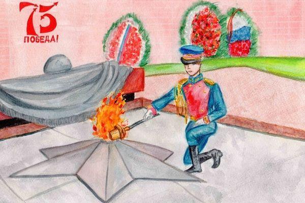 Нижегородцев приглашают стать участниками конкурса «Рисуем с детьми Вечный огонь» 
