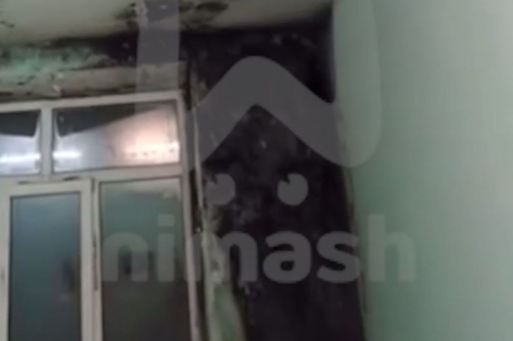 Черная плесень появилась на стенах после капремонта больницы в Сергаче