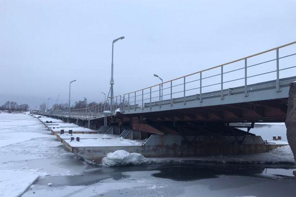 Понтонный мост в Павлове демонтируют 3 апреля 2021