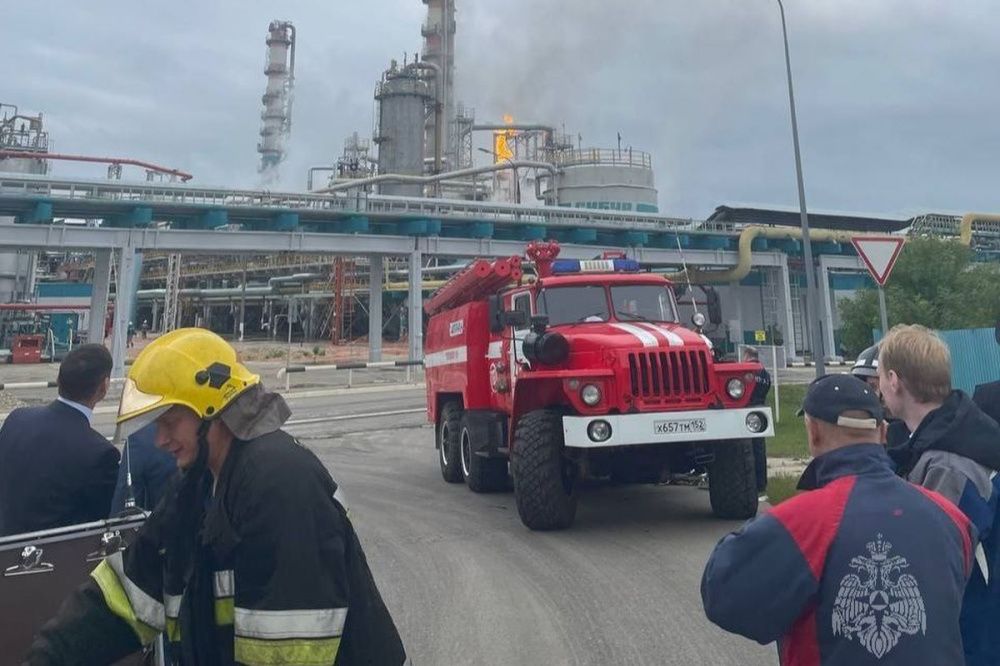 Пожар произошел на предприятии «Сибур-Нефтехим» в промзоне Дзержинска