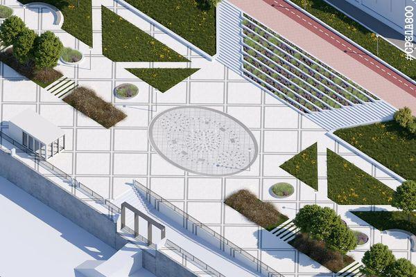 Интерактивный фонтан запустят на Нижневолжской набережной в 2021 году