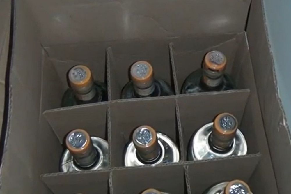 10 тысяч бутылок контрафактного алкоголя изъяли нижегородские полицейские у бутлегера