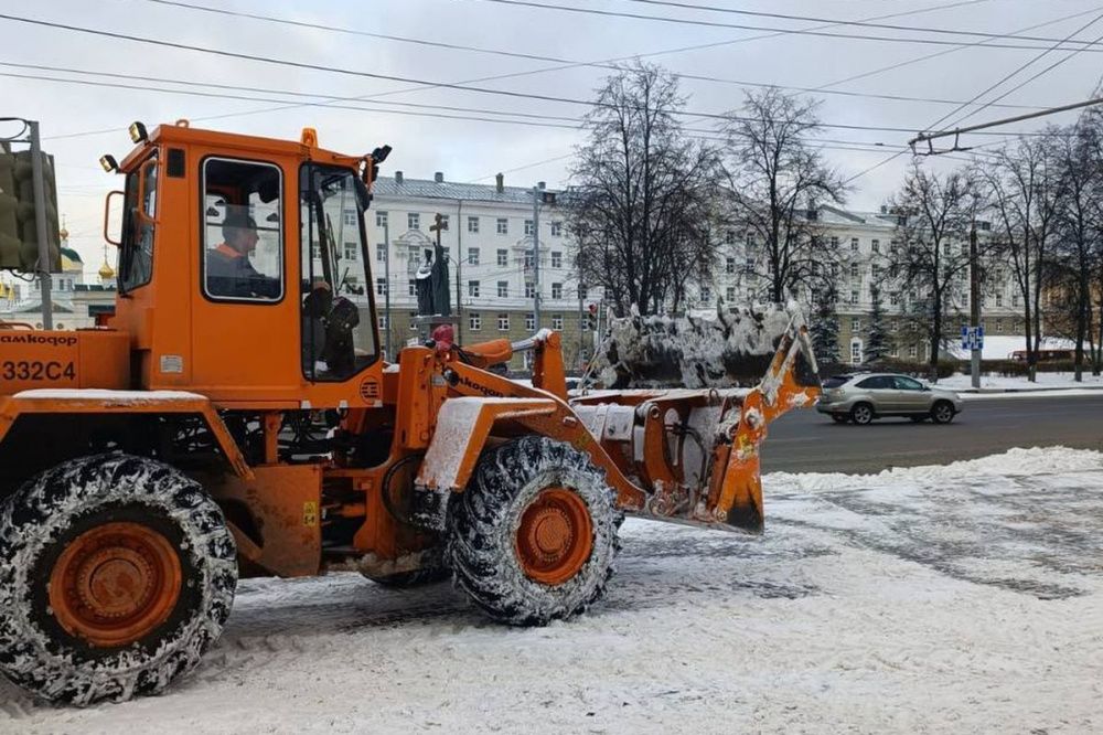Количество снегоуборочной техники снижается в часы пик в Нижнем Новгороде