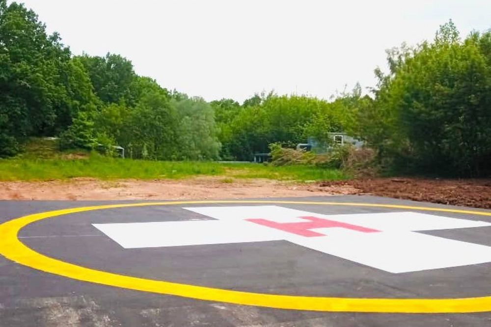 Вертолётная площадка для санитарной авиации появилась у ЦРБ в Арзамасе