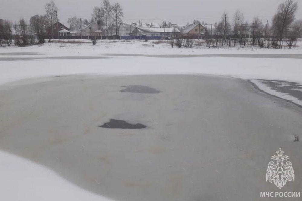 Нижегородец спас провалившихся под лед детей в Первомайске