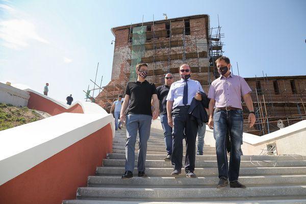 Обновление Чкаловской лестницы в Нижнем Новгороде выполнено на 80%