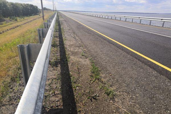 Дорогу в районе плотины Нижегородской ГЭС отремонтировали за месяц