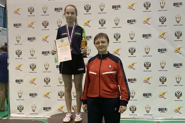 Нижегородская спортсменка завоевала бронзу на первенстве России по настольному теннису