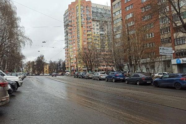 Фото Синюю разметку нанесли на дороги Нижнего Новгорода - Новости Живем в Нижнем
