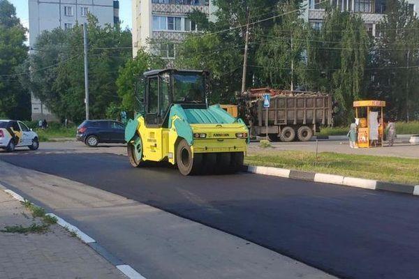 Дорогу отремонтировали у двух домов по проспекту Ленина в Нижнем Новгороде