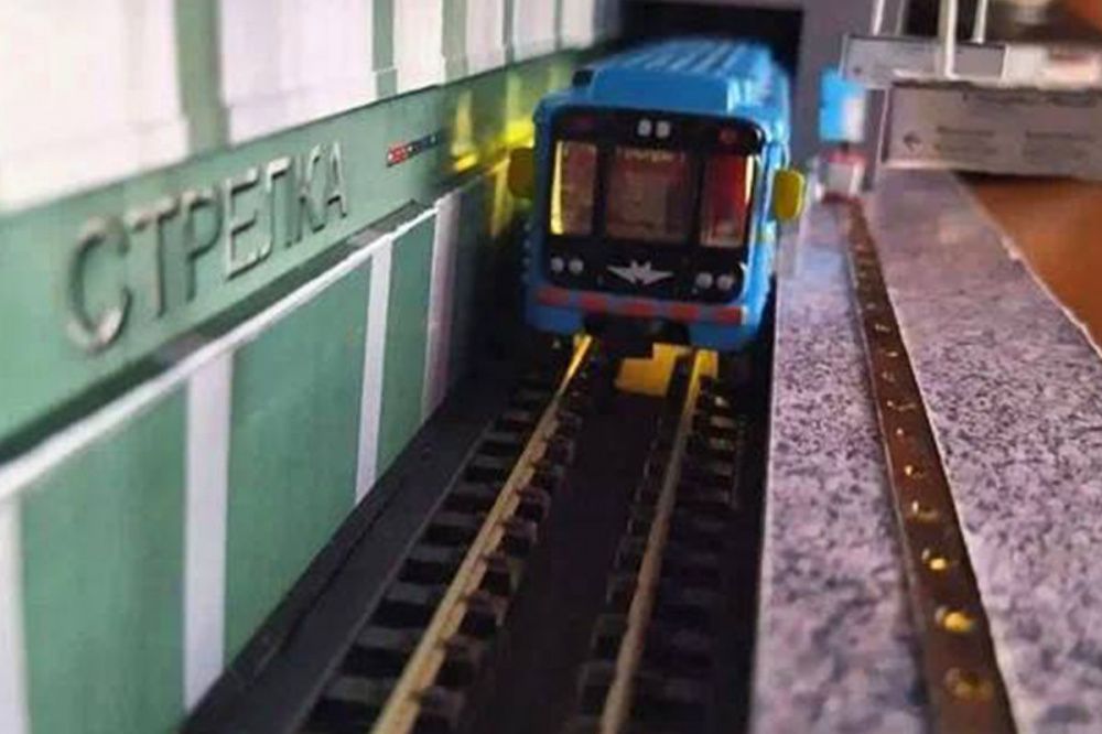 Нижегородец сделал макет станции метрополитена «Стрелка»