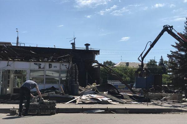 Бесхозный павильон демонтировали на проспекте Гагарина в Нижнем Новгороде