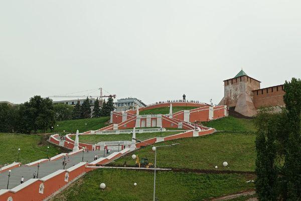 Чкаловскую лестницу в Нижнем Новгороде откроют 22 августа