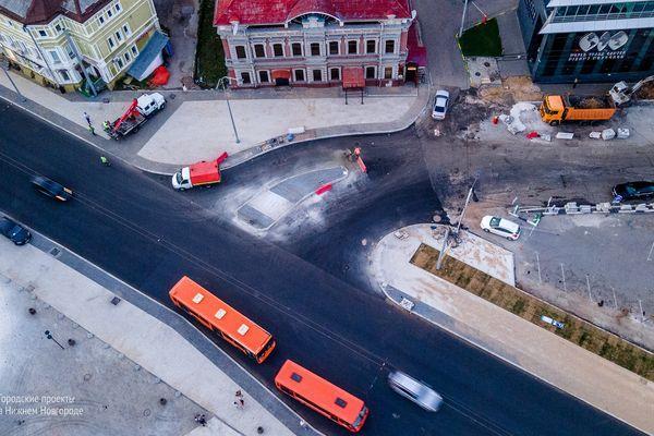 Перекрёсток обновили на пересечении улиц Варварской и Ковалихинской