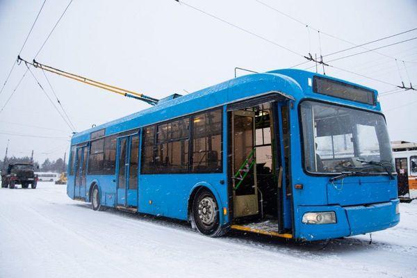 Троллейбус загорелся в Дзержинске 5 марта 2021 года