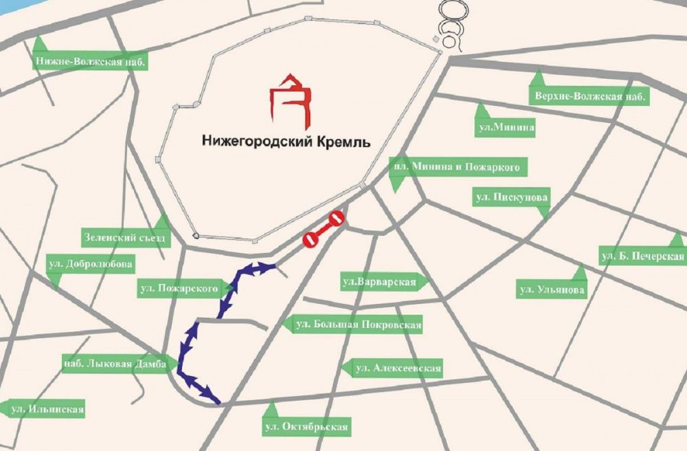 Движение транспорта по улице Пожарского приостановят на 2 дня