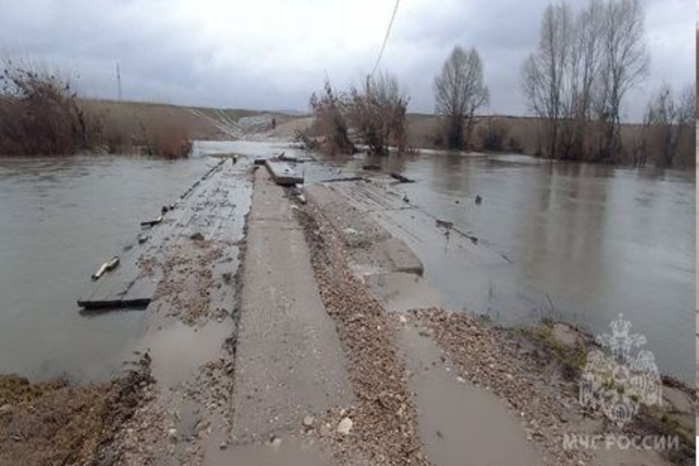 Два участка дорог затопило в Нижегородской области 15 апреля